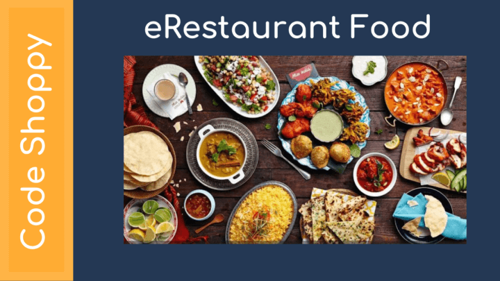eRestaurant Food Online Shopping Mobile App
